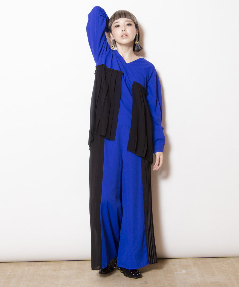  「レイヤードプリーツブラウス」|シャツ・ブラウス|