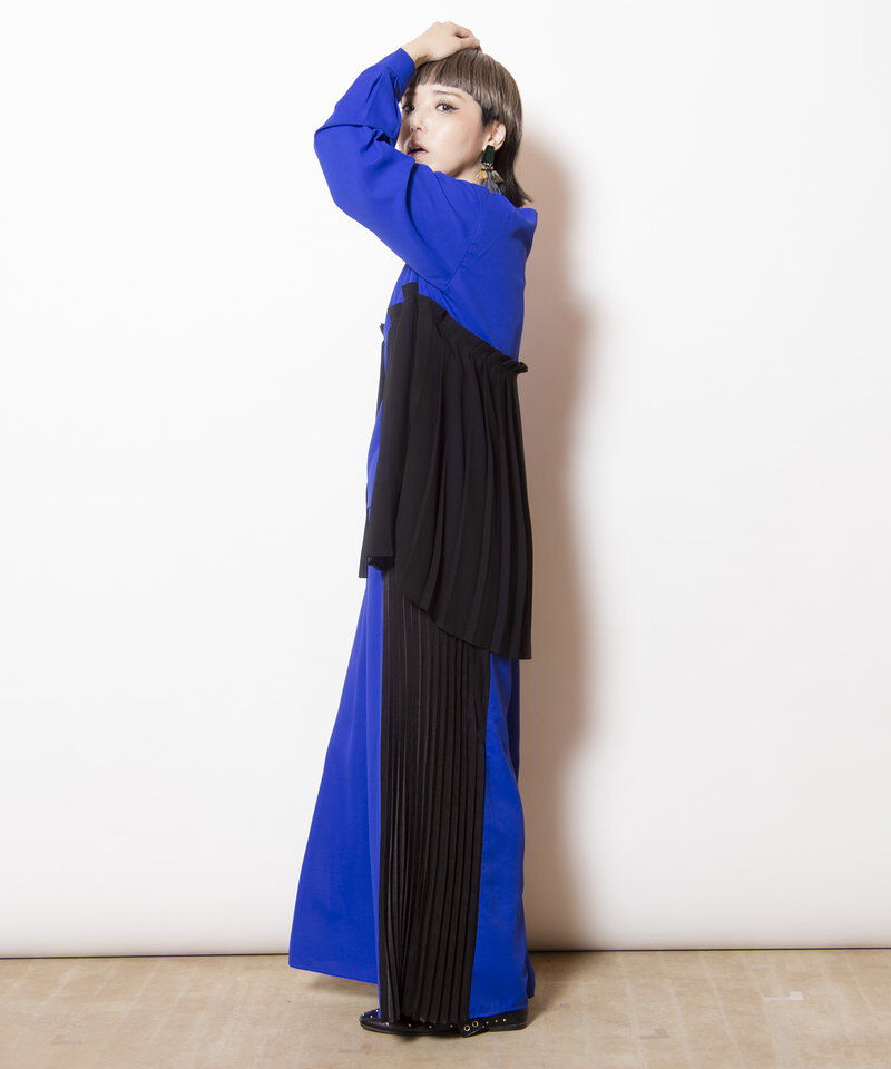  「レイヤードプリーツブラウス」|シャツ・ブラウス|