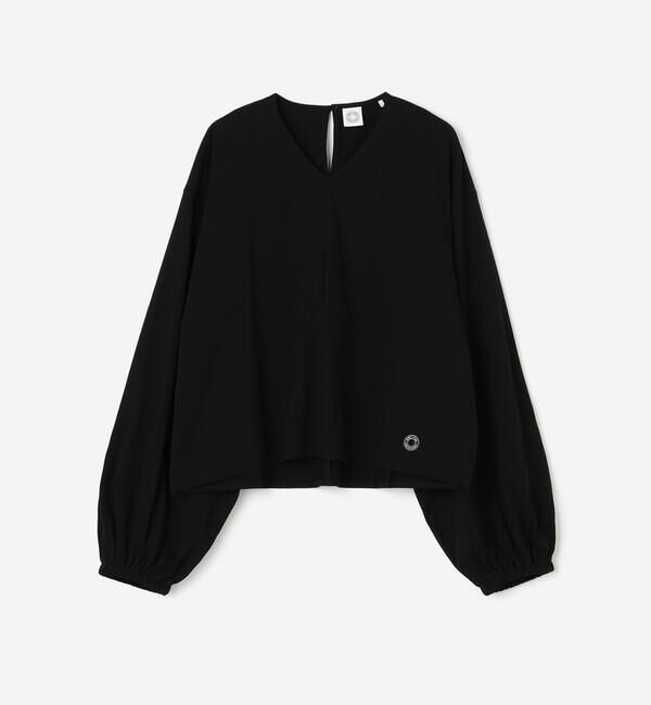 ORCIVAL「ORCIVAL | コットン Vネックプルオーバー WOMEN」|Tシャツ・カットソー|BLACK