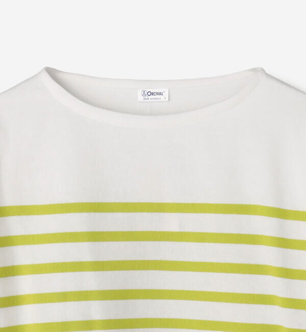 ORCIVAL「ORCIVAL | ラッセル ボートネック ワイドセーラーTシャツ WOMEN」|Tシャツ・カットソー|