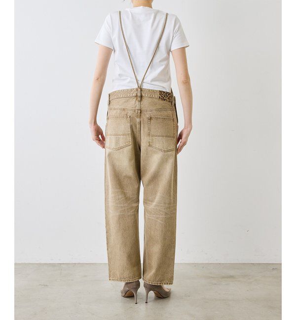  「カラーデニムオールインワン」|ワンピース|