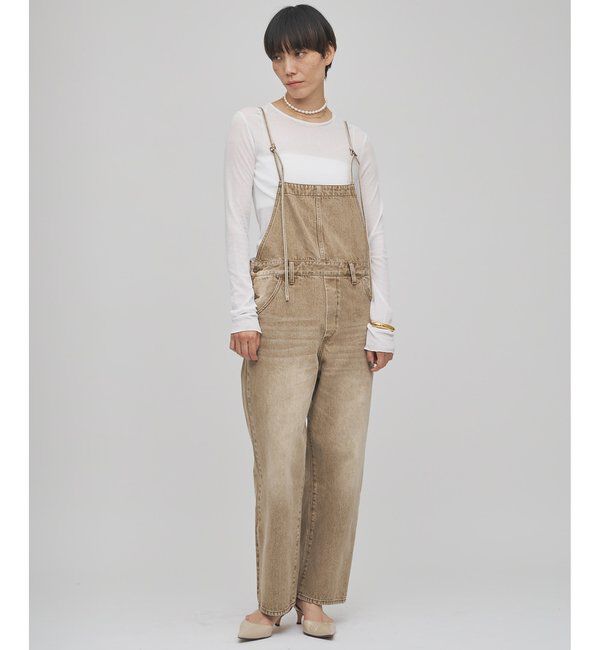  「カラーデニムオールインワン」|ワンピース|