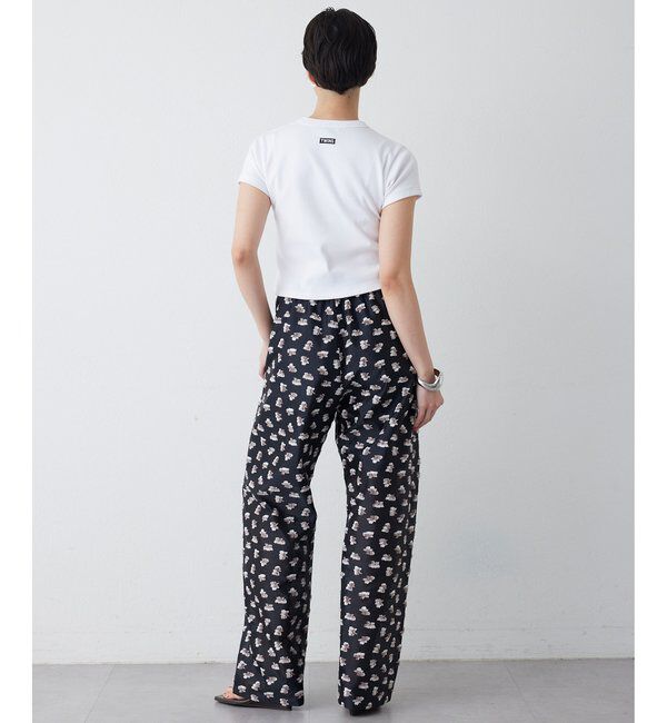 THE PAUSE「【THE PAUSE】フラワージャガードパンツ」|チノ|