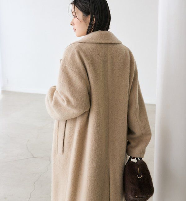 「【柔らかな質感】シャギーロングチェスターコート」|その他|
