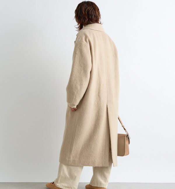  「【柔らかな質感】シャギーロングチェスターコート」|その他|