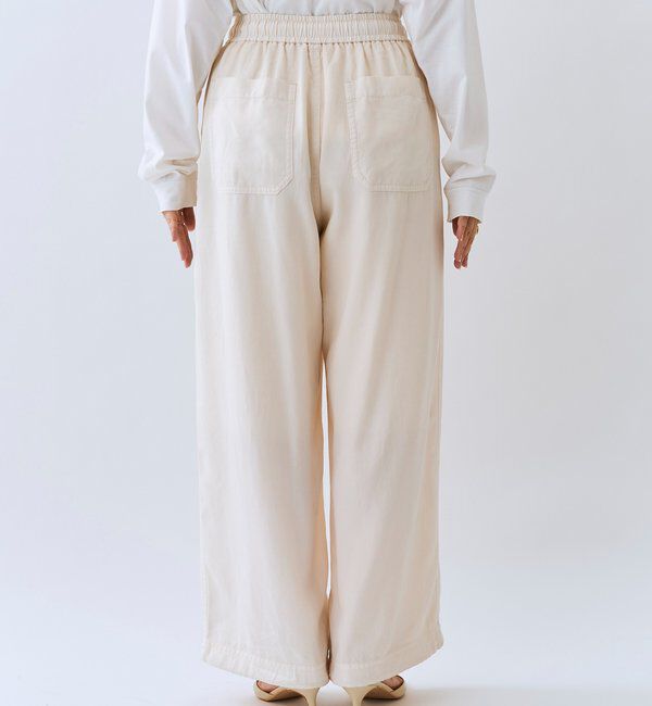  「予約【セットアップ可/こなれ感抜群】ガーメントダイ2wayワイドパンツ」|チノ|