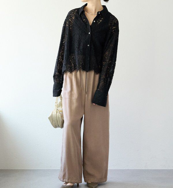  「予約【セットアップ可/こなれ感抜群】ガーメントダイ2wayワイドパンツ」|チノ|