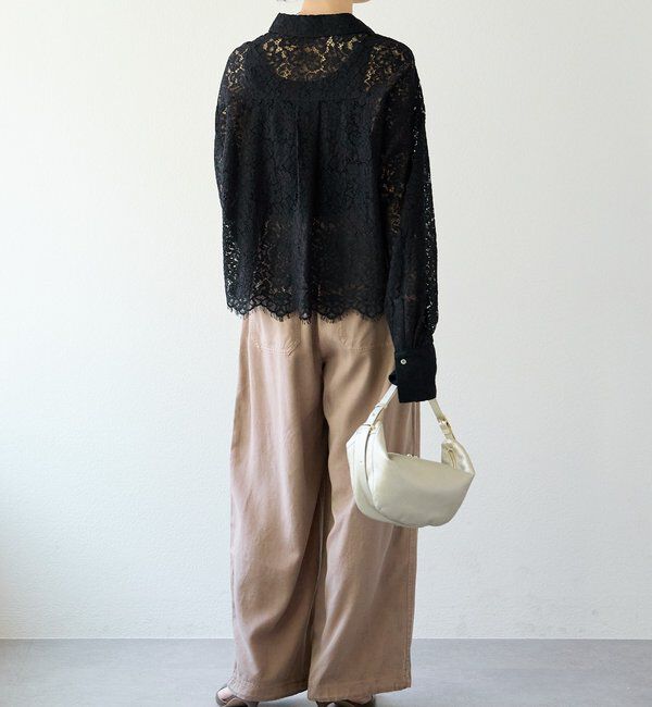  「予約【セットアップ可/こなれ感抜群】ガーメントダイ2wayワイドパンツ」|チノ|