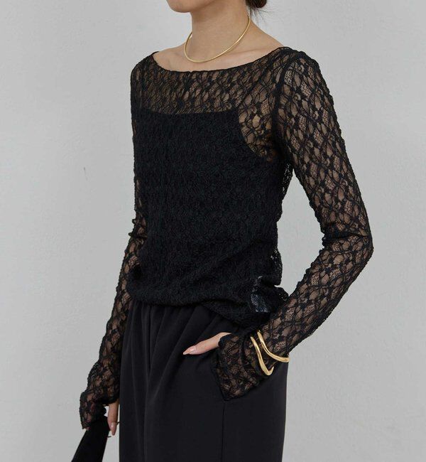  「【La nature linge】NEWレースカットソー」|Tシャツ・カットソー|