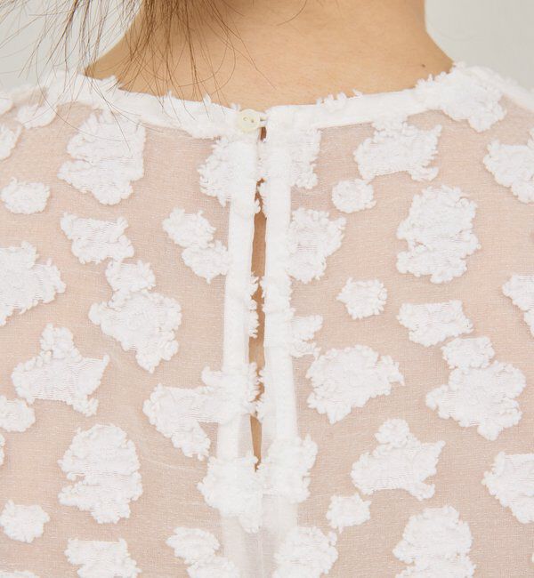  「ジャガードシアーワンピース」|ワンピース|