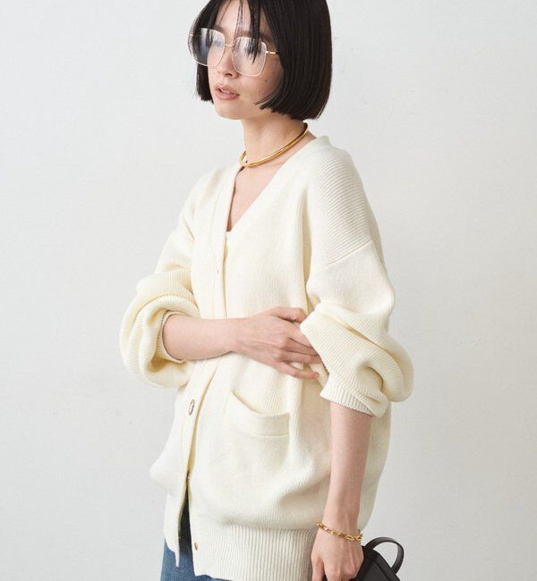  「ゴールドリングカーデ」|ニット・セーター|