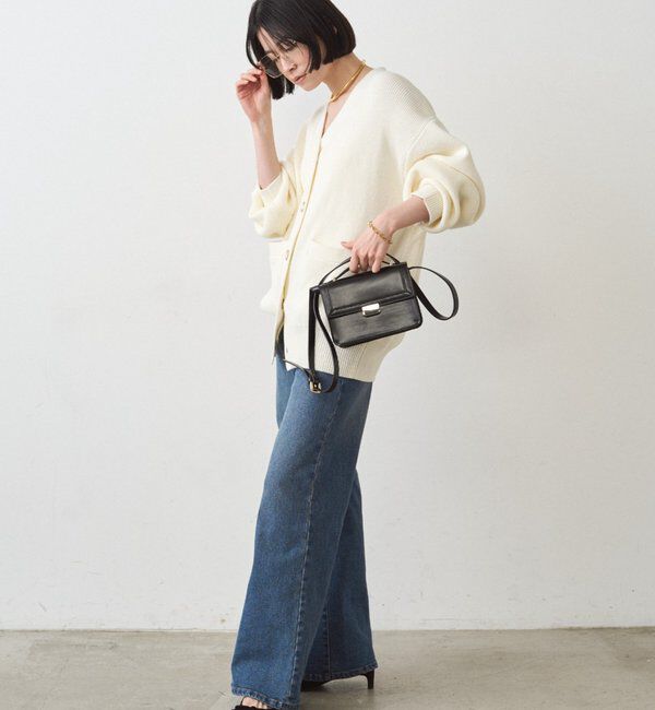  「ゴールドリングカーデ」|ニット・セーター|