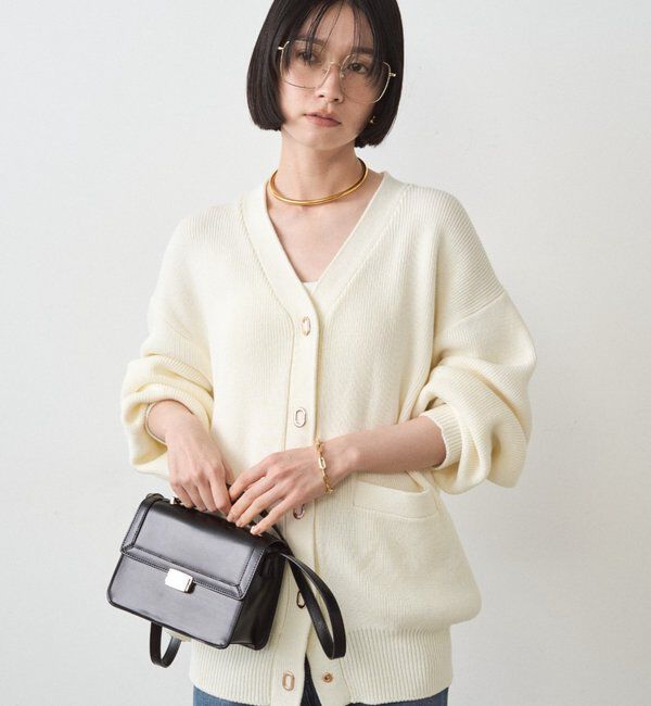  「ゴールドリングカーデ」|ニット・セーター|