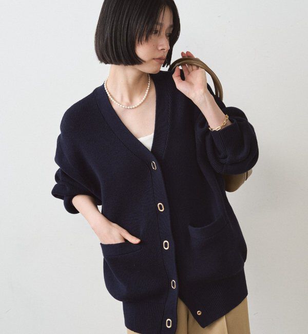  「ゴールドリングカーデ」|ニット・セーター|