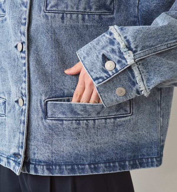  「デニムショートジャケット」|ベスト・ジレ|