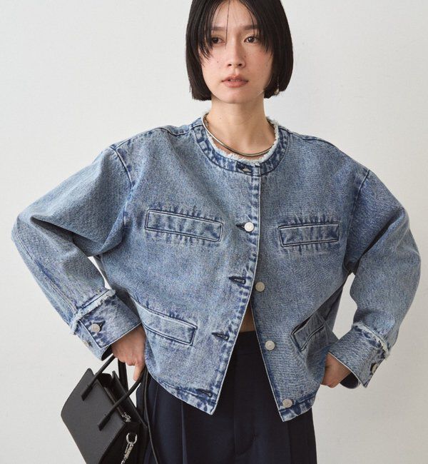  「デニムショートジャケット」|ベスト・ジレ|