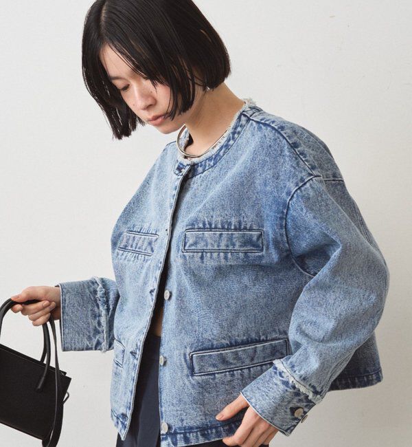  「デニムショートジャケット」|ベスト・ジレ|
