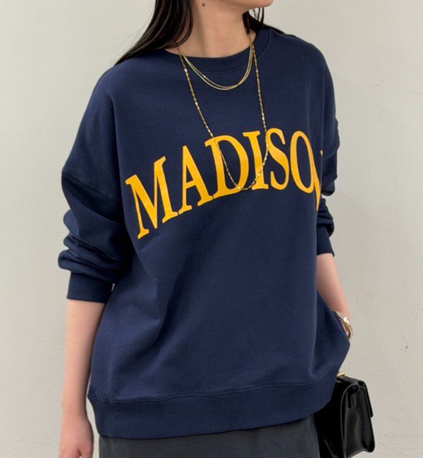  「2WAYロゴプルオーバー」|Tシャツ・カットソー|ネイビー