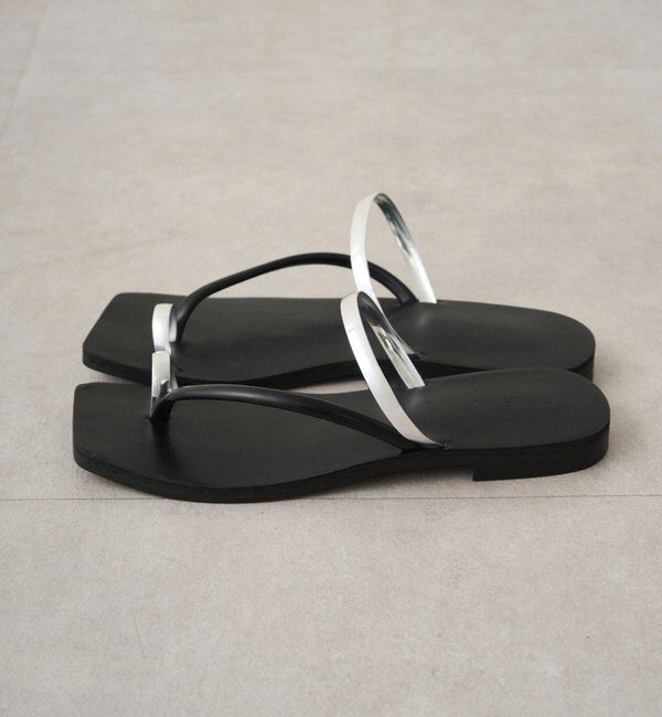  「【GALENA/ガレナ】メタルラインフラットサンダル」|その他|