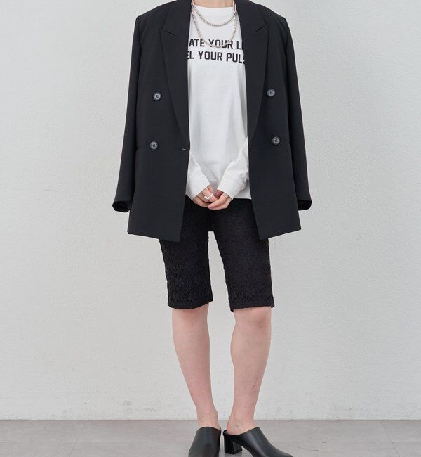  「【26SS予約】レースバイカーパンツ」|チノ|