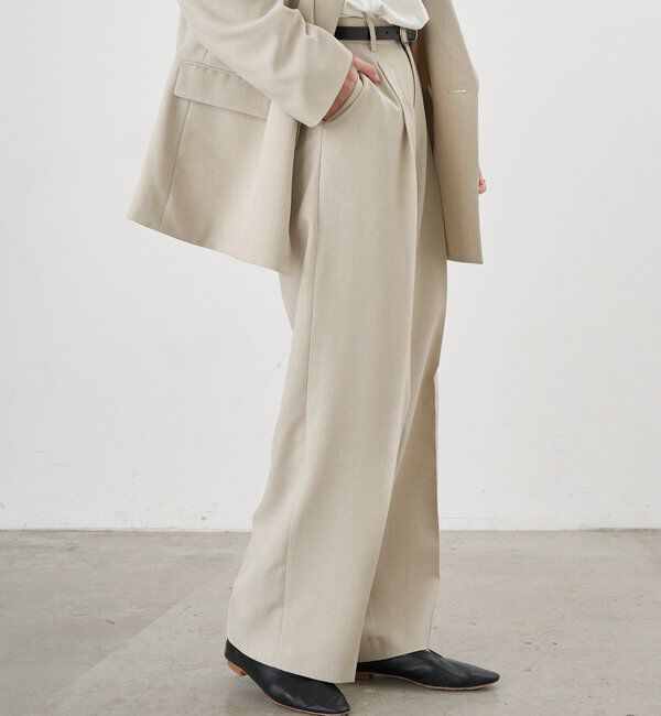  「【26SS予約】トロタックワイドパンツ」|チノ|
