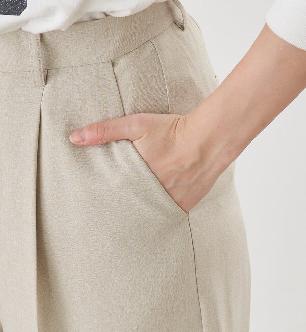  「【26SS予約】トロタックワイドパンツ」|チノ|