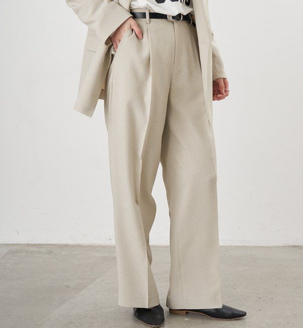  「【26SS予約】トロタックワイドパンツ」|チノ|