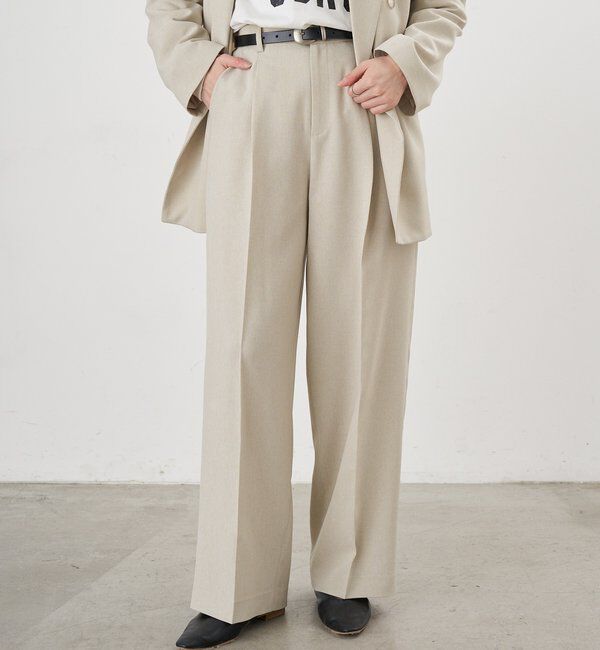  「【26SS予約】トロタックワイドパンツ」|チノ|
