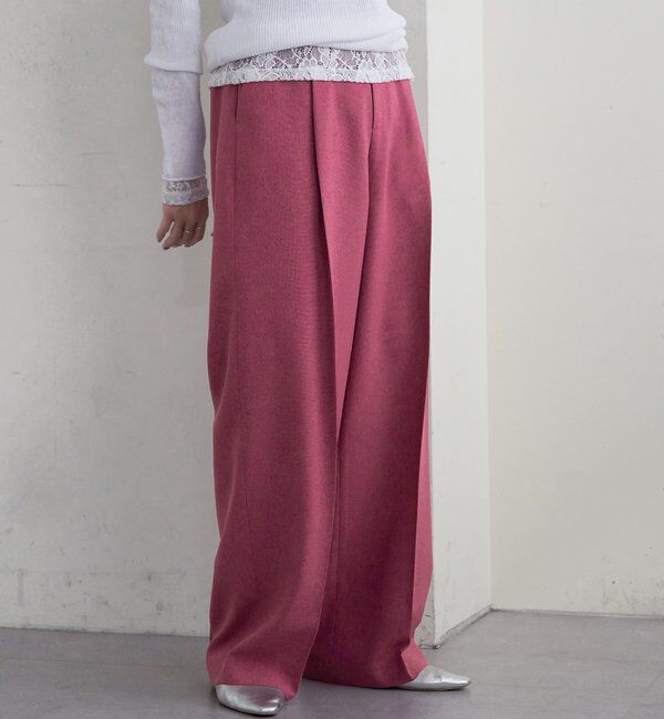  「【26SS予約】トロタックワイドパンツ」|チノ|