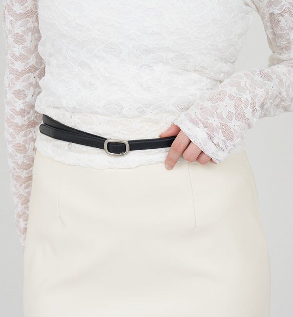  「ノンホールレザーベルト」|ベルト|