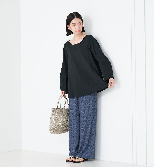 collex「オーガニックコットンサックブラウス」|シャツ・ブラウス|