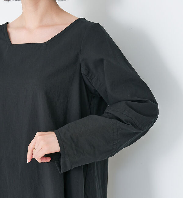 collex「オーガニックコットンサックブラウス」|シャツ・ブラウス|