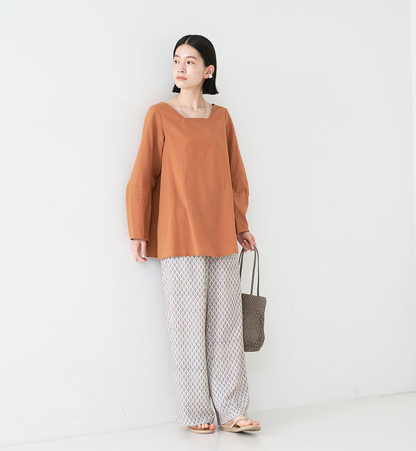 collex「オーガニックコットンサックブラウス」|シャツ・ブラウス|