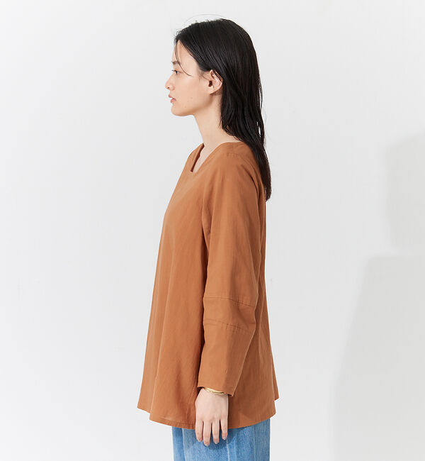 collex「オーガニックコットンサックブラウス」|シャツ・ブラウス|