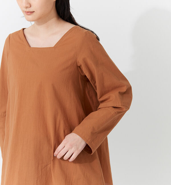 collex「オーガニックコットンサックブラウス」|シャツ・ブラウス|