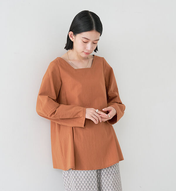 collex「オーガニックコットンサックブラウス」|シャツ・ブラウス|