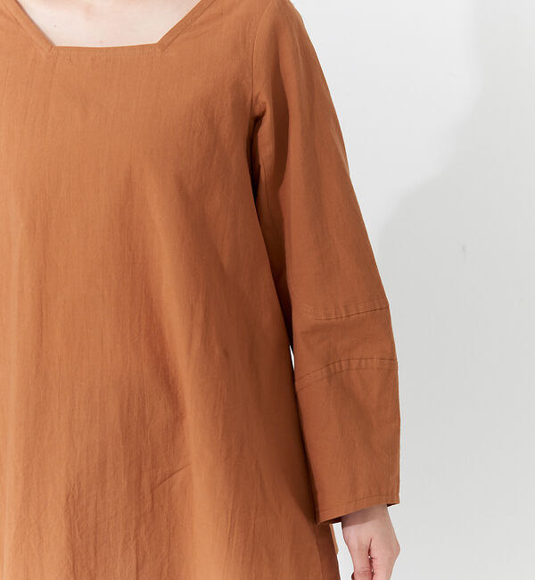 collex「オーガニックコットンサックブラウス」|シャツ・ブラウス|