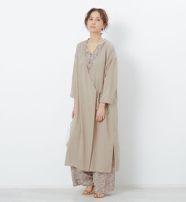 Rouge vif「キュプラカシュクールガウン★」|カーディガン|