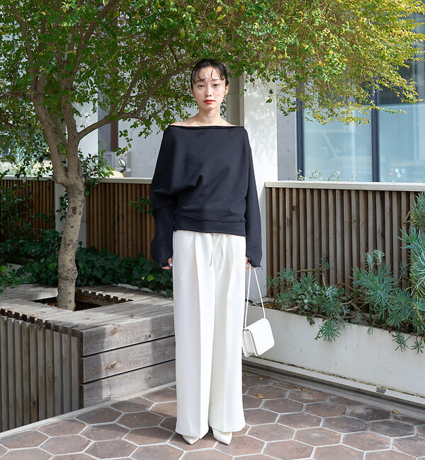 Rouge vif「ブロードリボン二重織レイヤードタックパンツ」|その他|