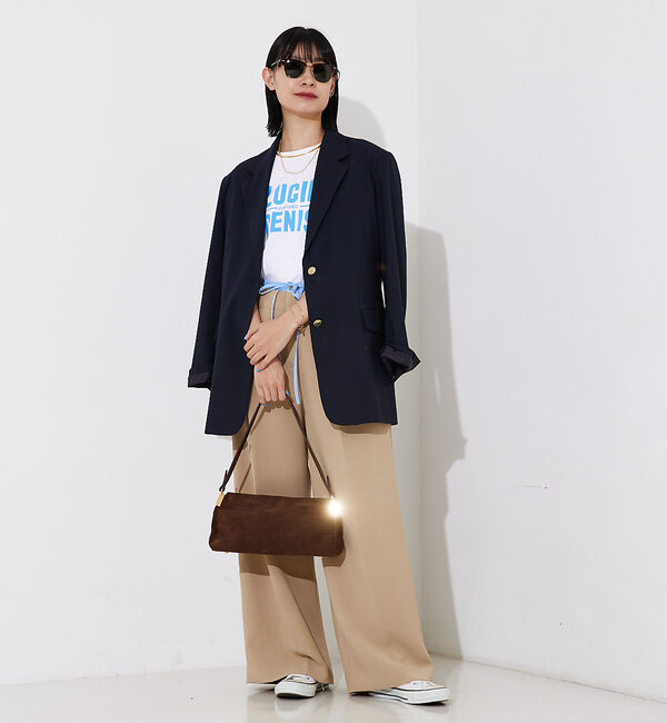 Rouge vif「ブロードリボン二重織レイヤードタックパンツ」|その他|