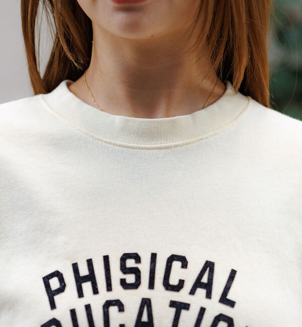 Rouge vif「【Le Melange/ル・メランジュ】ショートスリーブスウェット/#85410」|スウェット・ジャージ|