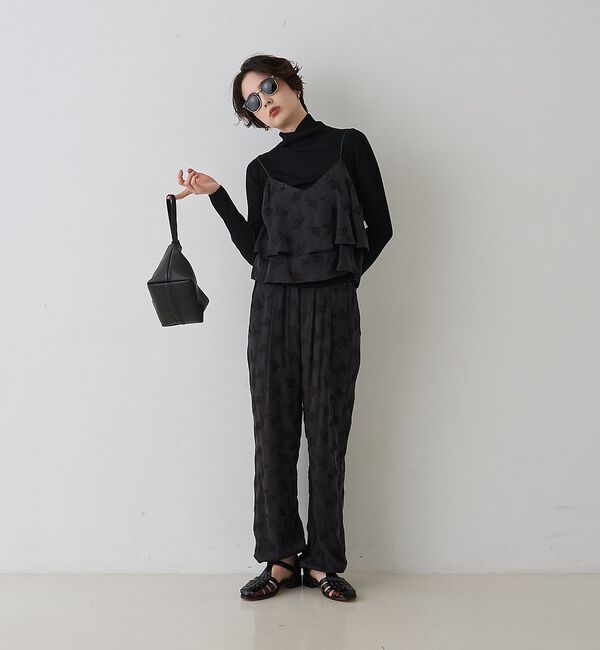 Rouge vif「防縮Wシアータートルリブニット」|ニット・セーター|