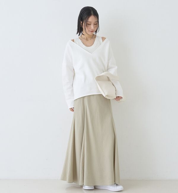 Rouge vif「裏毛Vネックスウェットプルオーバー【予約】」|スウェット・ジャージ|