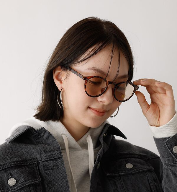 abahouse mavie「【UVカット】クリアカラーレンズサングラス」|メガネ|