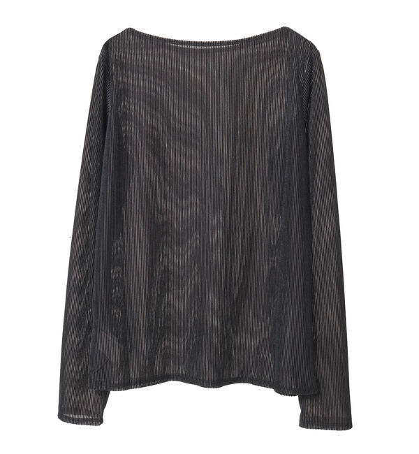 TIARA「シアーベロアリブトップス」|Tシャツ・カットソー|