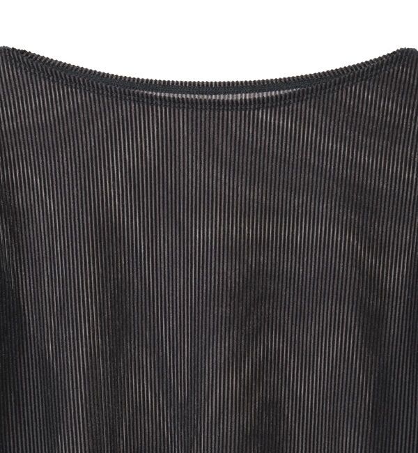 TIARA「シアーベロアリブトップス」|Tシャツ・カットソー|