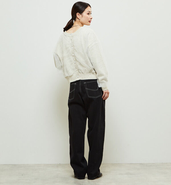 Soffitto「チュールドッキング3WAYカーディガン」|カーディガン|