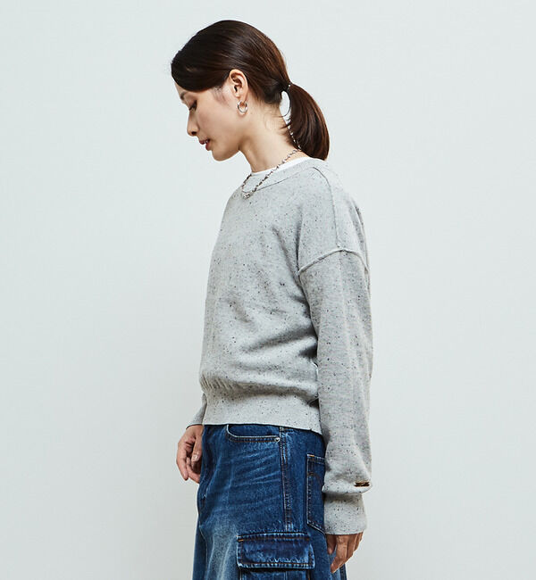 Soffitto「チュールドッキング3WAYカーディガン」|カーディガン|