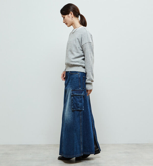 Soffitto「チュールドッキング3WAYカーディガン」|カーディガン|