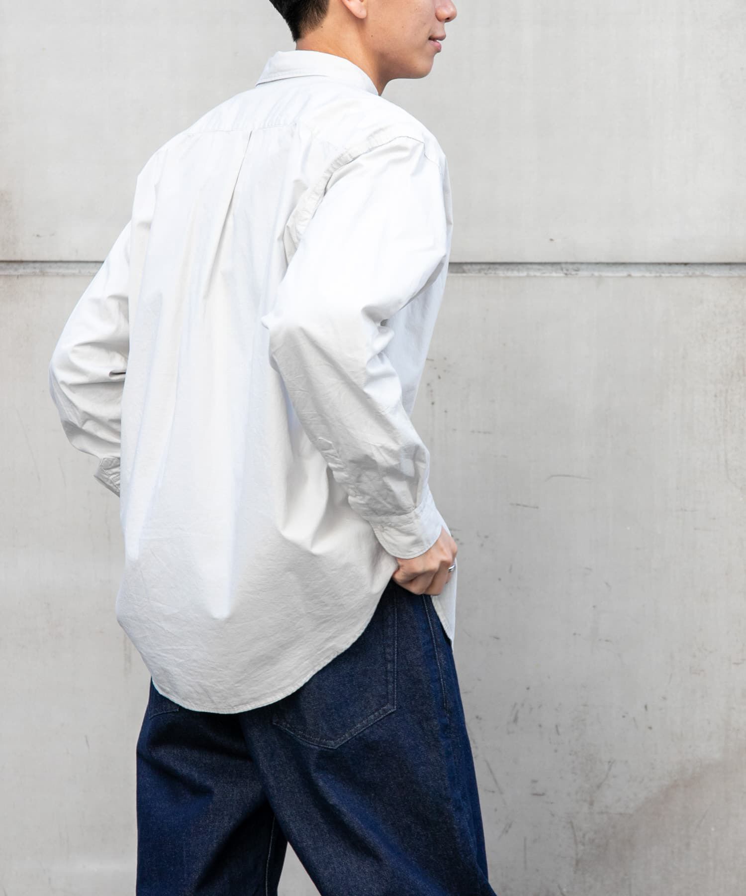 URBAN RESEARCH DOORS「FORK&SPOON　ガーメントダイロングスリーブシャツ」|シャツ・ブラウス|